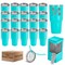 Makerflo 30 oz Powder Coated Tumbler and Handle Sold Separately, Includes a Sliding Splash & Leak Proof Lid, Ideal for Craft and Personalization (Laser Engraving, UV DTF, Epoxy, and Vinyl)